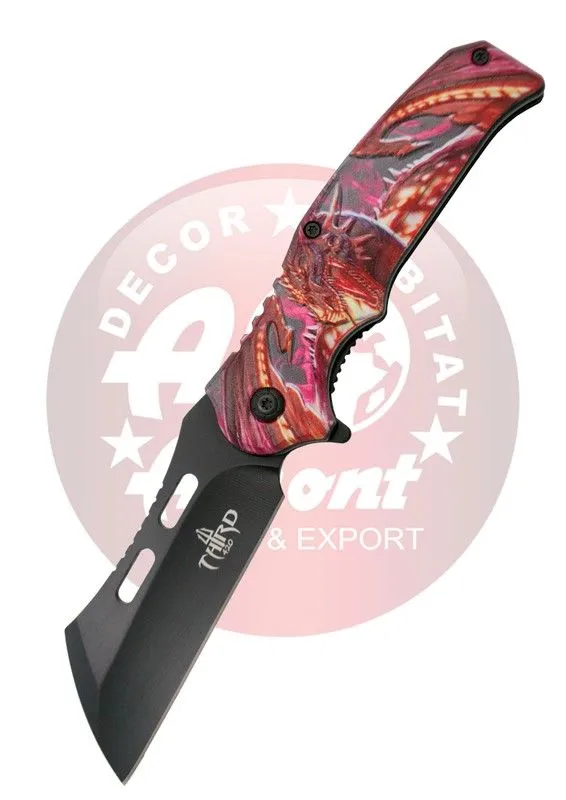 Third Navaja Dragón 3D · Rojo