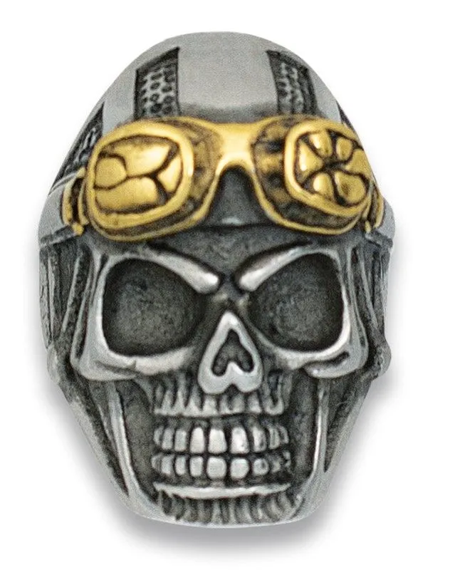 Albainox Anillo Skull Revenge