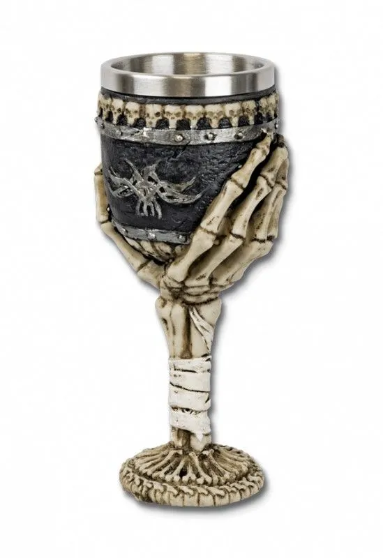 Varios Copa Decoración Mano Esqueleto
