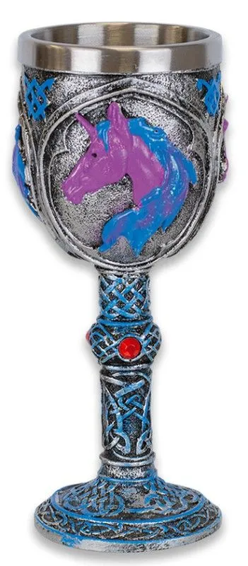 Varios Copa Resina Fantasía Unicornio