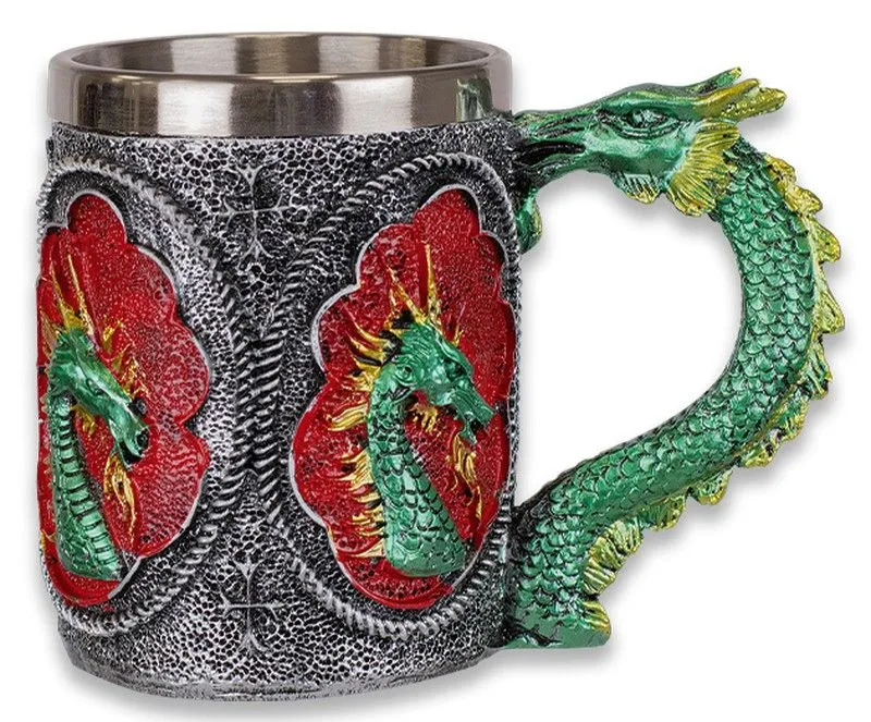 Varios Taza Dragón · Verde / OD