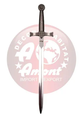 Abrecartas Espada Templaria Clásica Níquel - Amont
