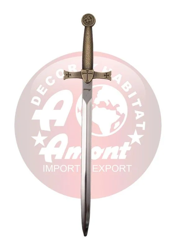 Amont Abrecartas Espada Templaria Clásica · Bronce