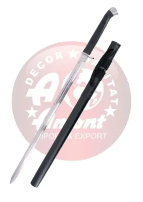 Katana Funcional Recta Doble Filo Acero Carbono 1065 - Amont