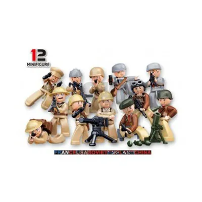 Wwii Mini Figuras Soldados Surtidas - Sluban