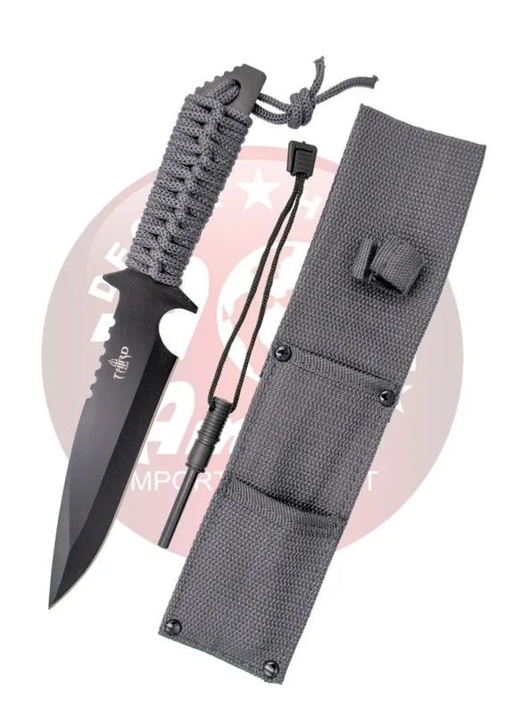 Third Cuchillo Táctico Pedernal · Gris