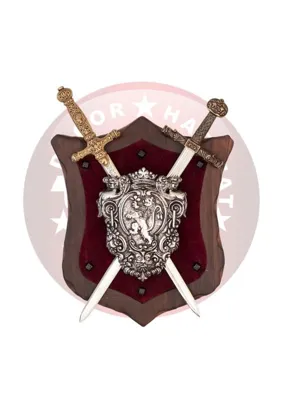 Panoplia con Escudo y Espadas - Denix