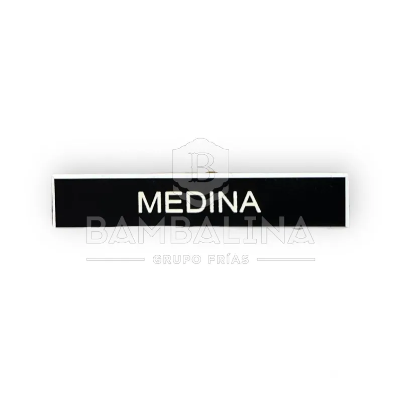 Chapa de Pecho Grabada ET