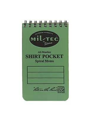 Libreta Impermeable 75x130mm - Mil-Tec