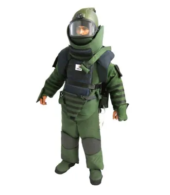 Traje Completo Refrigerado + CASCO Desarticulación de Explosivos