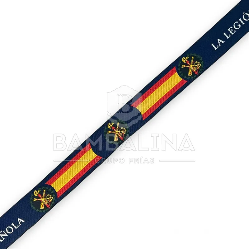 Pulsera Bordada Legión · Azul