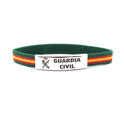 Pulsera España Elastica Centro Metálico Guardia Civil - Foraventure