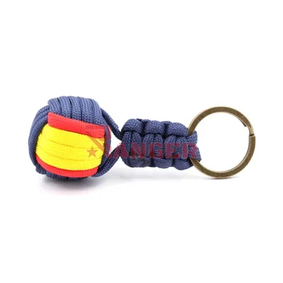 Llavero Bola Immortal Paracord Bandera España Marino - Immortal Warrior