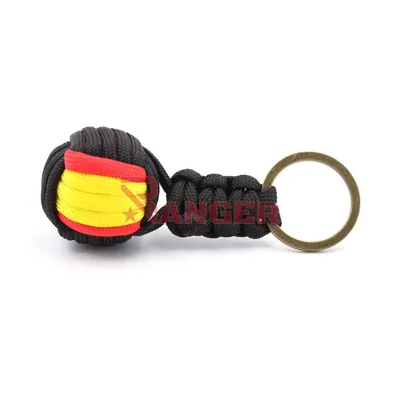 Llavero Bola Immortal Paracord Bandera España - Immortal Warrior