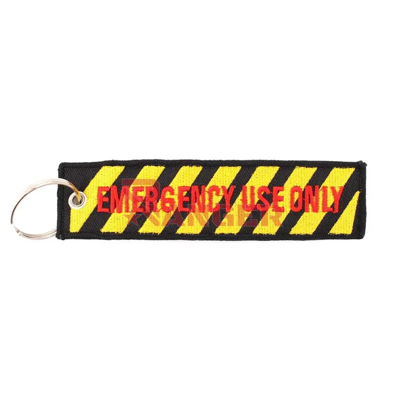 Immortal Warrior Llavero Cinta Rectangular Immortal Danger · Amarillo negro