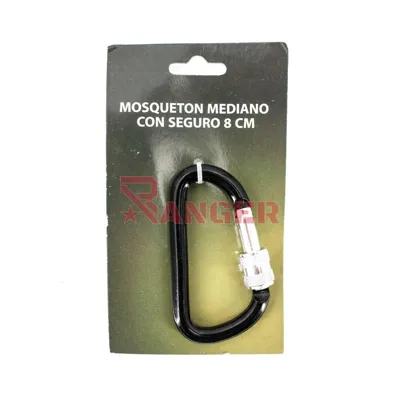 Mosqueton Mediano C/Seguro 8cm - Foraventure