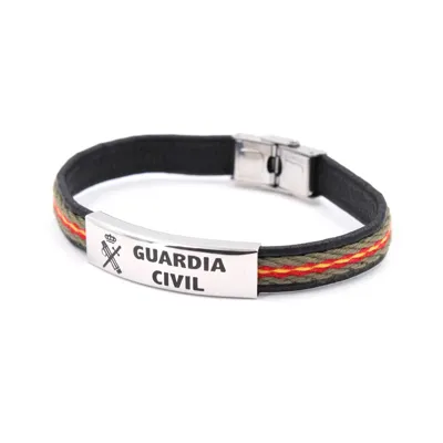 Pulsera España Lona Centro Metálico Guardia Civil - Foraventure