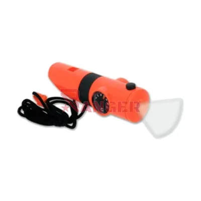 Silbato 6 Usos PVC C/Luz - Foraventure