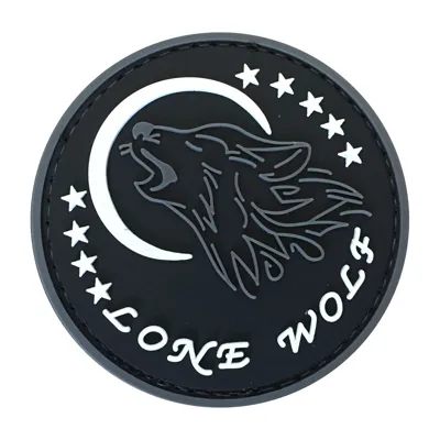 Parche de Goma PVC Lone Wolf 60 mm - DragonPro