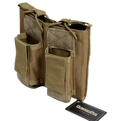 DP-PO008 Double 5.56 Kangaroo Mag Pouch - DragonPro