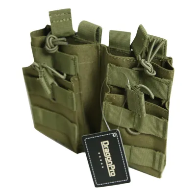 DP-PO016 Double Layer Double 5.56 Mag Pouch - DragonPro