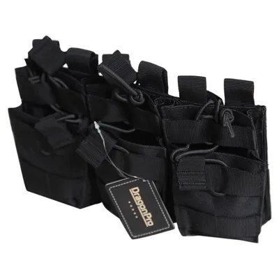 DP-PO015 Double Layer Triple 5.56 Mag Pouch - DragonPro