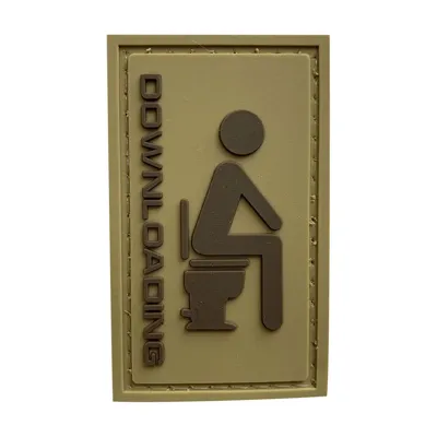 Parche de Goma PVC Downloading 36 x 60 mm - DragonPro