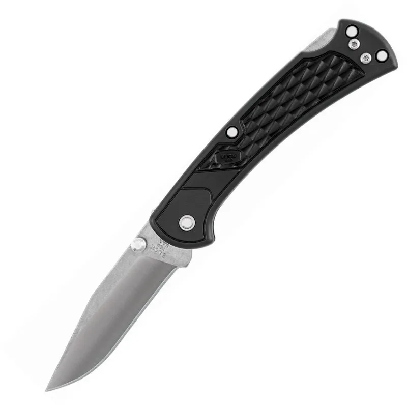Buck 112 Slim Select Lockback · Negro