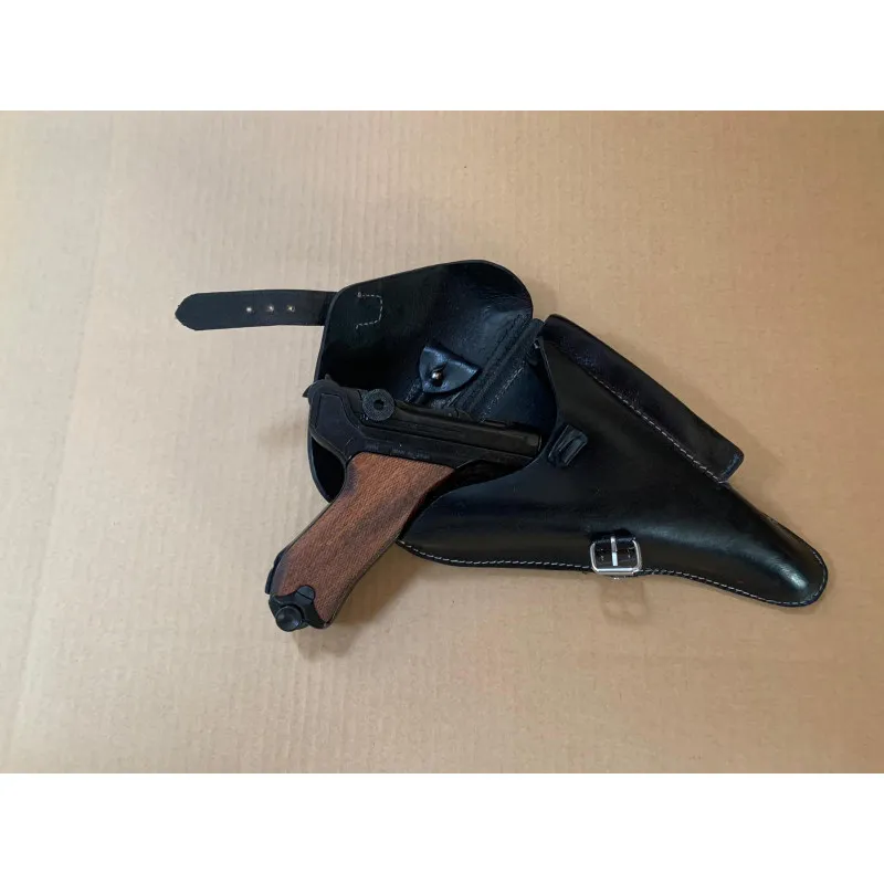 Cartuchera Cuero P08 · Negro