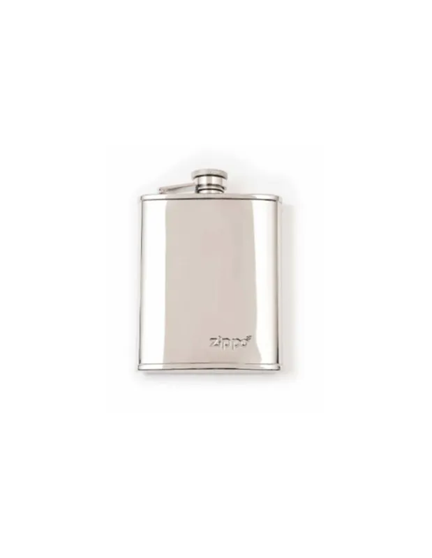 Petaca Lustre Zippo · Plata
