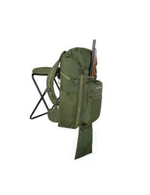 Mochila de Caza con Bolsillo para Rifle y Silla For-Rest 45 Litros - Nature by MARSUPIO