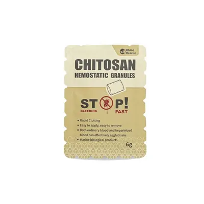 Polvo Hemostático Chitosan 6 Gramos - RHINO-RESCUE