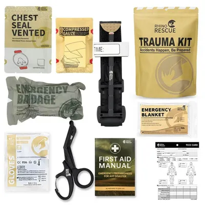 Kit de Primeros Auxilios Trauma Kit 7PCS - RHINO-RESCUE