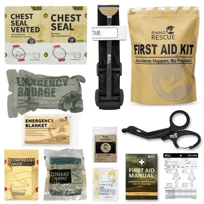 Kit de Primeros Auxilios Trauma Kit 10PCS - RHINO-RESCUE