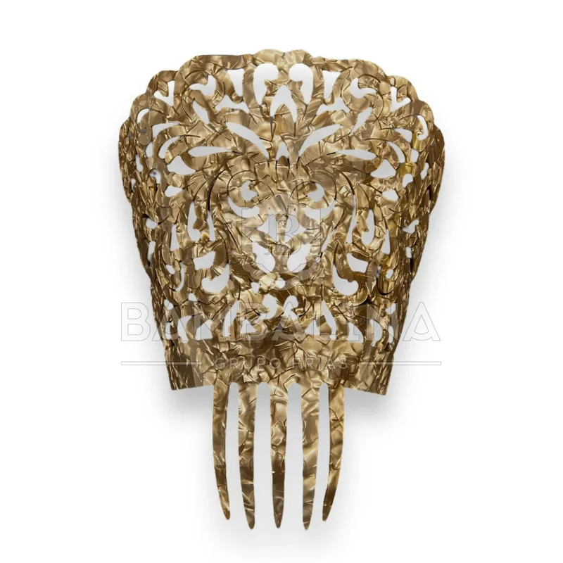 Peina Símil Nácar 19,5cm · Tan / FDE