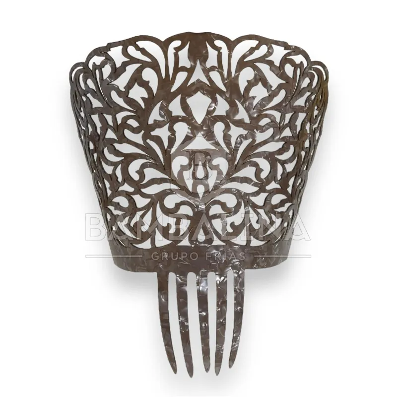 Peina Símil Nácar 18cm · Gris