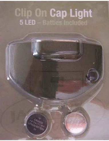 Luz Visera Gorra LED JP