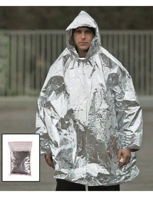 Poncho Supervivencia Aluminio Color - MilTec