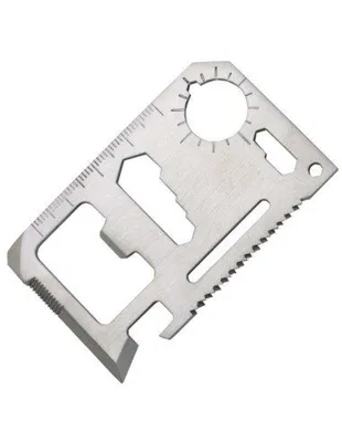 Tarjeta Acero Multiusos Supervivencia Bushcraft