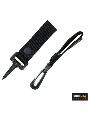 Sujeta Llaves con Mosquetón Cordura DP208 Cangrejo
