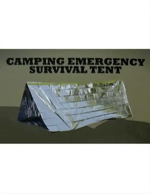 Tienda Emergencia Aluminio con Cuerda Supervivencia Bushcraft