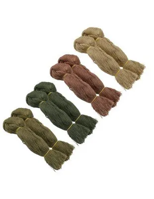 Yute Sintético Ghillie Sniper Madejas