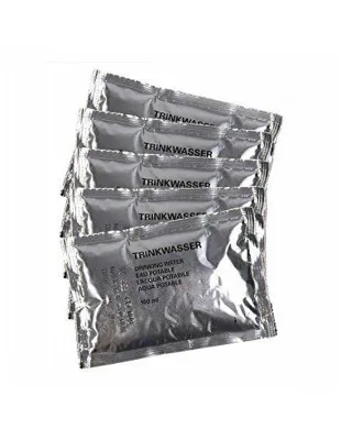 Sobre de Agua Supervivencia Potable Pack 5 Sobres 100ml