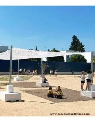 Malla de Sombreo Sunbreeze 5x4m BLMD 75/80% Marco Acero