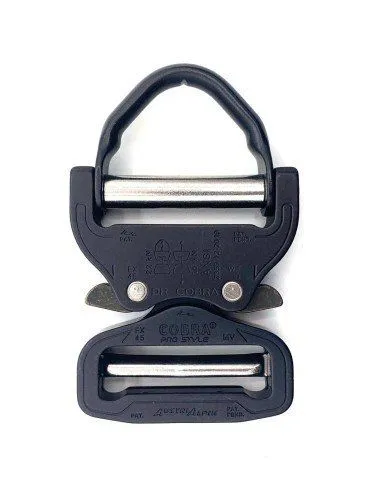 Hebilla AustriAlpin Cobra Pro 45 mm Anodizado A-FX45MVO-XB-ELOX · Negro