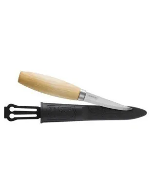 Cuchillo Tallador Madera Woodcarving 106 Carbono Madera ID:14030 - Morakniv
