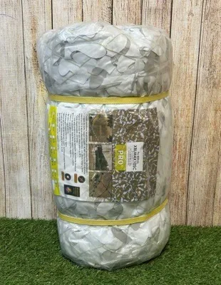 Malla de Sombra Profire 4x10m BLMD 70/80% Marco Cuerda
