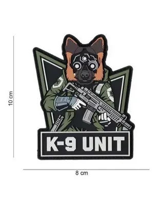 Táctico 3D PVC K9 Unit Brilla en la Oscuridad - 101 INC