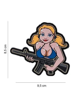 Táctico 3D PVC Chica Rebelde Rubia - 101 INC