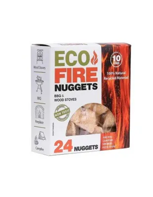 Iniciador Fuego ECO 24 Piezas Nuggets Supervivencia - Eco Fire